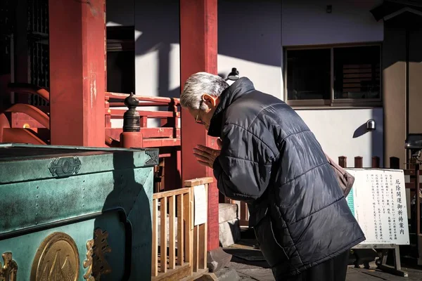 Tokio Japonia Listopada 2012 Asakusa Świątynia Senso Jednym Najbardziej Ruchliwych — Zdjęcie stockowe