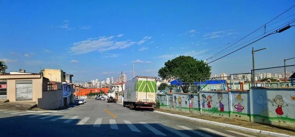 Vila Formosa Calle Del Barrio Lado Este Paulo —  Fotos de Stock