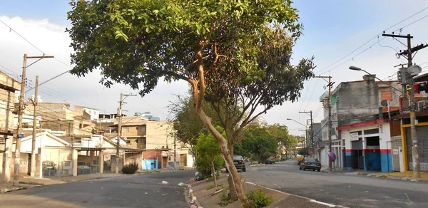 Vista Paisagem Bairro Vila Formosa Paulo — Fotografia de Stock