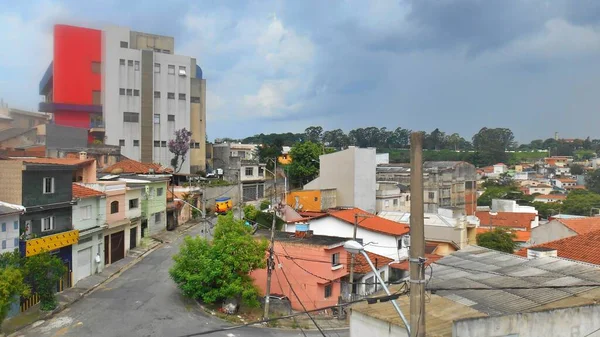Veduta Del Paesaggio Del Quartiere Vila Formosa Così Paulo — Foto Stock