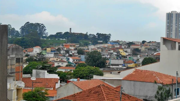 Vista Del Paisaje Del Barrio Vila Formosa Paulo — Foto de Stock