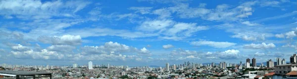 Wolken Schmücken Den Späten Nachmittag Der Ostseite Von São Paulo — Stockfoto