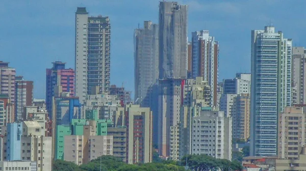 Vista Edifícios Bairro Analia Franco Bairro Luxo Cidade Paulo — Fotografia de Stock