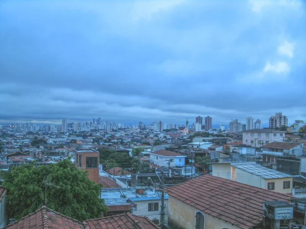 Clouds Decorate End Afternoon East Side Sao Paulo — Stockfoto