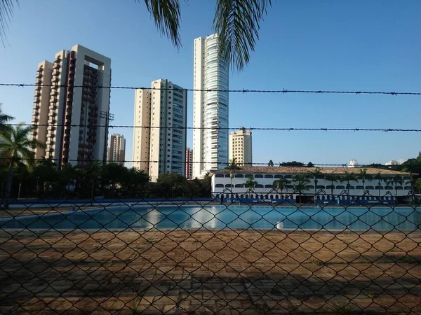 Ceret Recreational Club Large Park Sports Complex Includes Swimming Pool — Stock Photo, Image