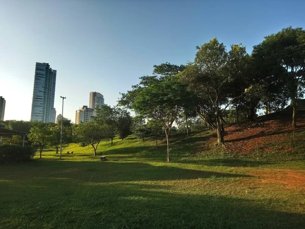 stock image CERET Recreational Club - Large park with a sports complex that includes a swimming pool and football and rugby fields. There is also a tennis court,, Children's playground  - R. Canuto Abreu, s/n - Jardim Analia Franco, Sao Paulo