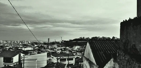 Взгляд Нейгборгуда Вилы Формозы Типического Нейгборгуда Субурб Пауло Хорошо Жить — стоковое фото