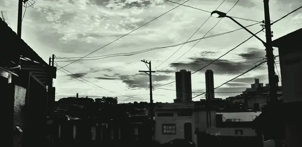 Взгляд Нейгборгуда Вилы Формозы Типического Нейгборгуда Субурб Пауло Хорошо Жить — стоковое фото