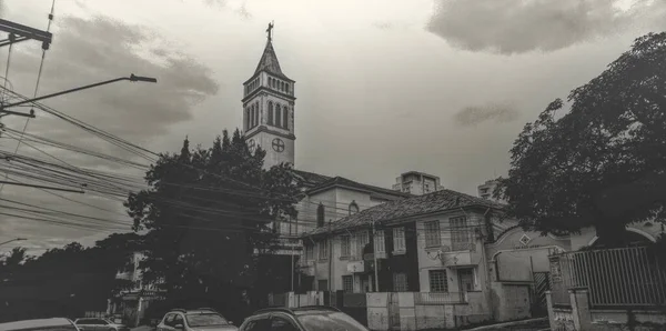 Église Intérieur Extérieur Est Art Pur Elle Nous Relie Sacré — Photo