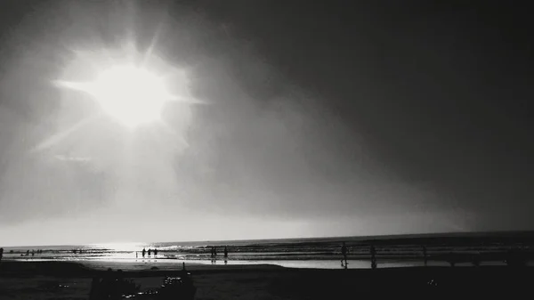 Visão Geral Grande Praia Sobre Costa Paulo — Fotografia de Stock