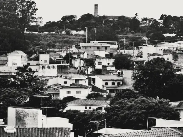 Parece Ser Uma Cena Cinema Mas Não Neighborhood Vila Formosa — Fotografia de Stock