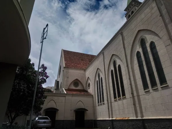 Sanctuary Parish Our Lady Sacred Heart 1939 Church Honor Mother — Zdjęcie stockowe