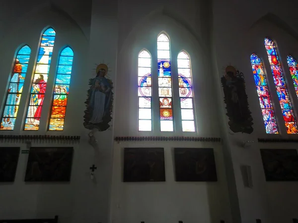 Sanctuary Parish Our Lady Sacred Heart 1939 Church Honor Mother — Stockfoto