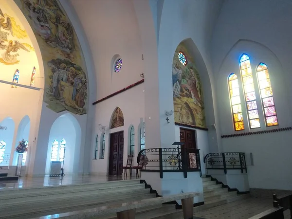 Sanktuarium Parafia Matki Bożej Najświętszego Serca 1939 Kościół Czci Matki — Zdjęcie stockowe