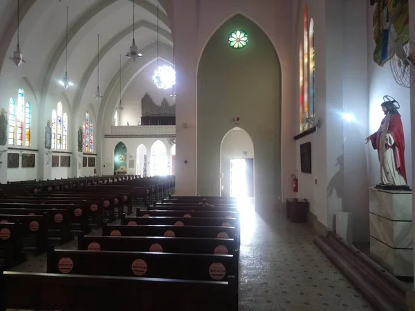 Paróquia Santuário Nossa Senhora Sagrado Coração 1939 Igreja Honra Mãe — Fotografia de Stock