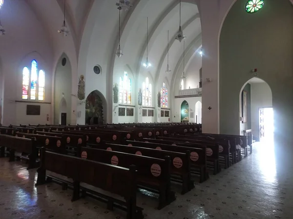 Sanctuary Parish Our Lady Sacred Heart 1939 Church Honor Mother — Zdjęcie stockowe