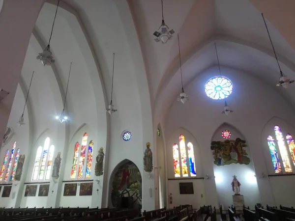 Sanctuary Parish Our Lady Sacred Heart 1939 Church Honor Mother — Stock Photo, Image