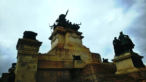 Monument Independence Brazil Also Called Monumento Ipiranga Altar Ptria Sculptural — Stock Photo, Image