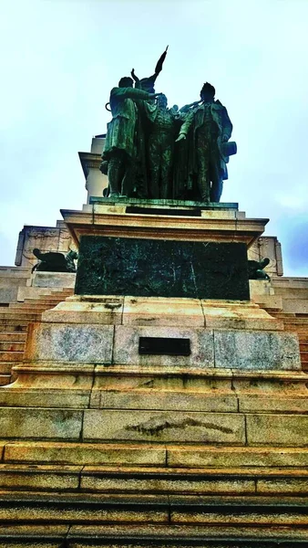 Monument Independence Brazil Also Called Monumento Ipiranga Altar Ptria Sculptural — Stock Photo, Image