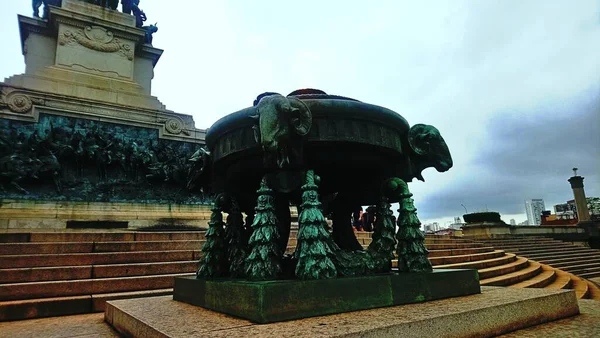 Monument Indépendance Brésil Également Appelé Monumento Ipiranga Altar Ptria Est — Photo