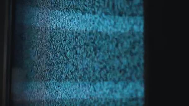 Abstract Noise of Analog Television. — Video Stock