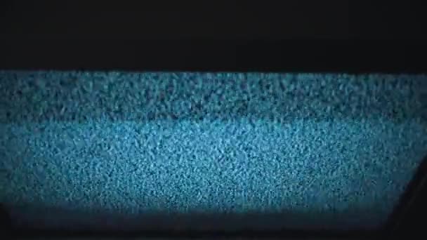 Abstract Noise of Analog Television. — Stock Video