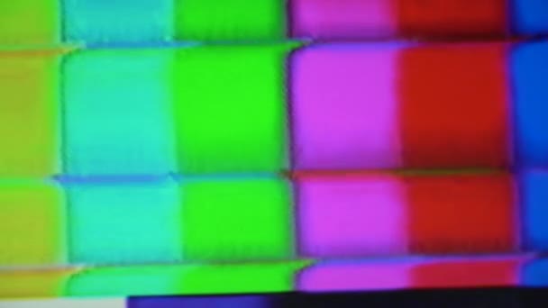 Θόρυβος τηλεόρασης χωρίς σήμα — Αρχείο Βίντεο