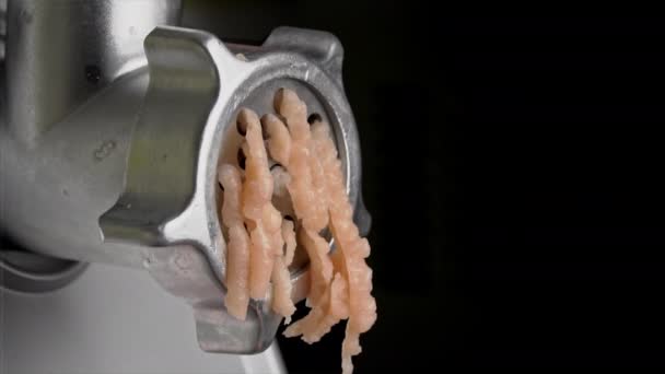 Cuisson de viande hachée sur une broyeuse à viande électrique de viande Décryptages — Video