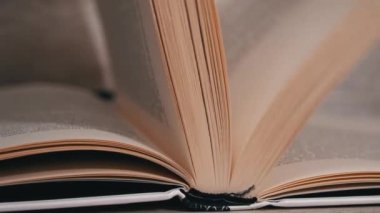 Beyaz kitaptaki sayfaları yavaş çekimde kapatıyoruz. Kitap okumak, istihbarat. Sayfalar peş peşe akıyor. Kadınların elleri kitap sayfalarını karıştırır..