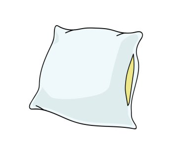 İzole bir arka planda uçan halı. Çizgi film. Vektör illüstrasyonu.