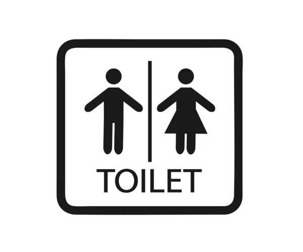 Icône Des Toilettes Pour Hommes Femmes Symbole Panneau Illustration Vectorielle Illustrations De Stock Libres De Droits