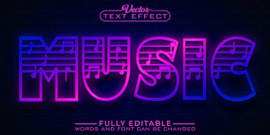 Music Sign Editable Text Effect Template