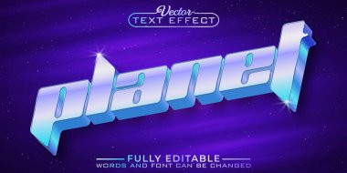 Cartoon Planet Editable Text Effect Template