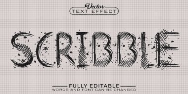 Scribble Editable Text Effect Template