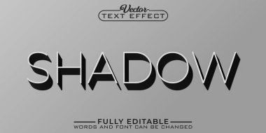 Shadow Editable Text Effect Template