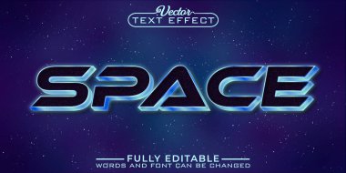 Boşluk Düzenlenebilir Metin Efekti Şablonu