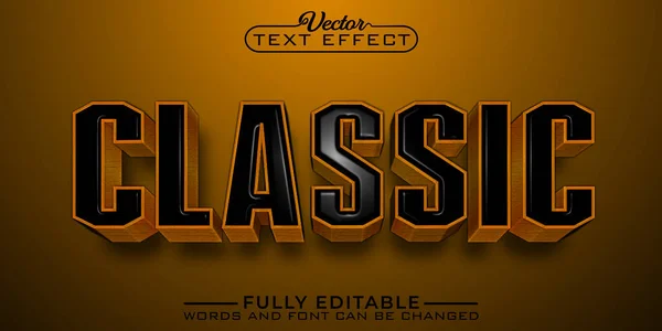 Classic Editable Text Effect Template
