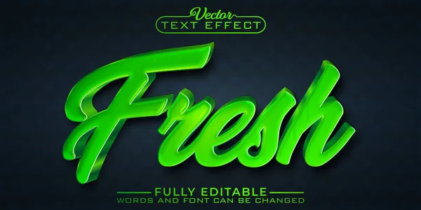 Green Fresh Editable Text Effect Template