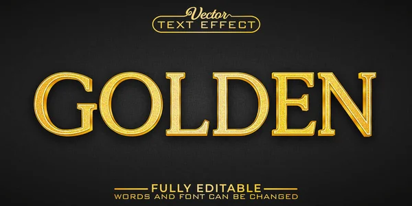 Golden Luxury Editable Text Effect Template