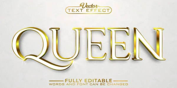 White and Gold Luxury Golden Editable Text Effect Template