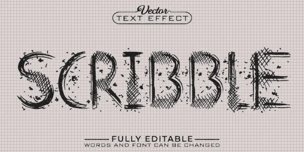 Scribble Editable Text Effect Template
