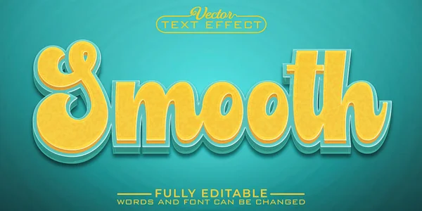 Smooth Editable Text Effect Template — Stockvector