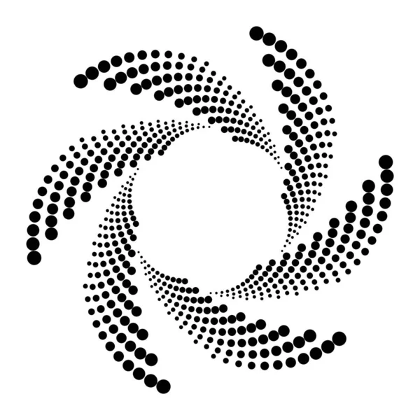 Αφηρημένο Διάστικτο Φόντο Σχεδιασμός Λογότυπου Ασπρόμαυρο — Διανυσματικό Αρχείο