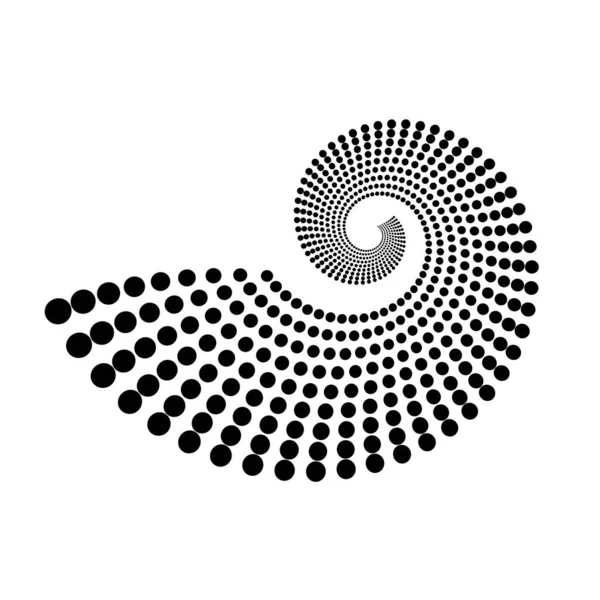 Abstrakt Prickig Bakgrund Logotypdesign Svart Och Vitt — Stock vektor