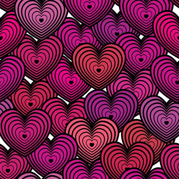 Kusursuz bir arka plan ve parlak kalpler..