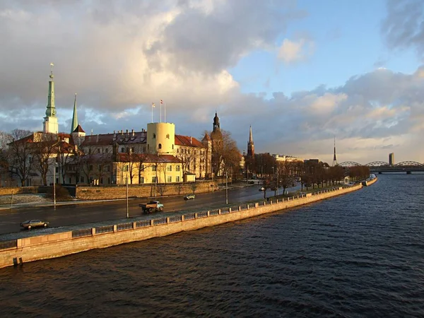 Lettland Riga 2021 Blick Auf Riga Die Hauptstadt Lettlands Die — Stockfoto