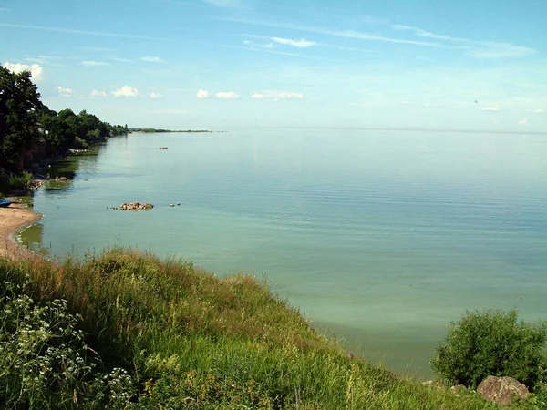 Estonia Kallaste 2019 Jezioro Peipsi Duży Kompleks Jezior Granicy Między — Zdjęcie stockowe