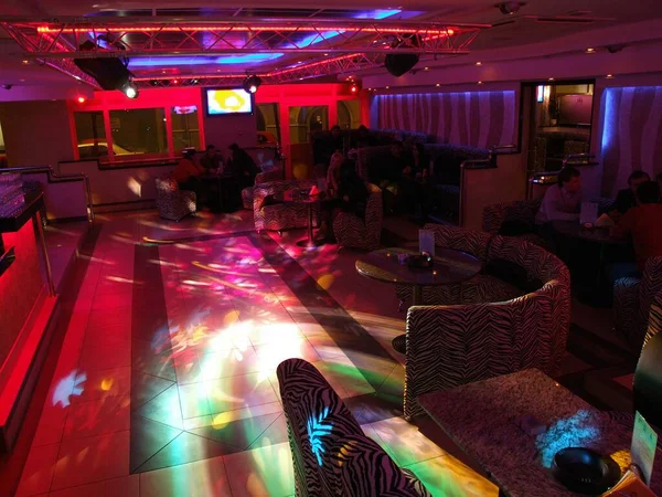 Latvia Riga 2021 Night Club Riga — Stock Photo, Image