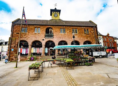 Market Square in Ross on Wye clipart