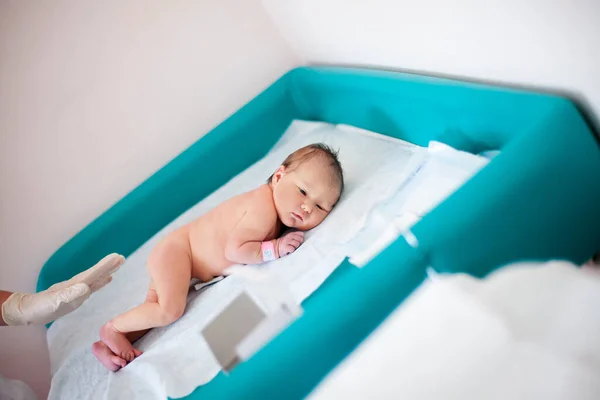 Examination Newborn Maternity Hospital Stock Picture